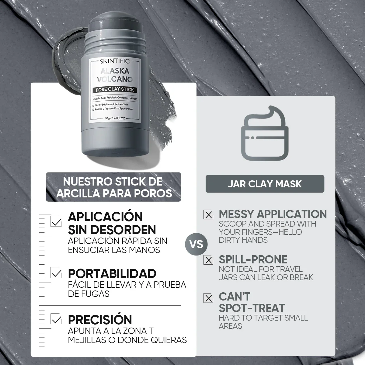 Alaska Volcano Blackhead Cleansing Mask Stick - Image 4