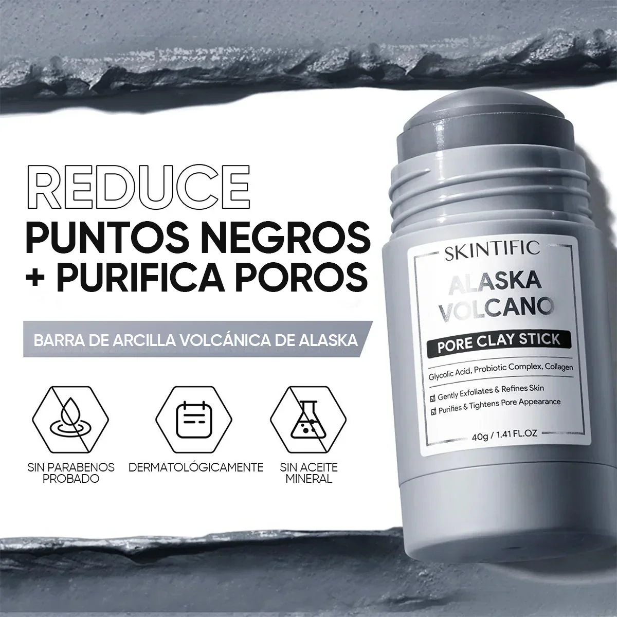Alaska Volcano Blackhead Cleansing Mask Stick - Image 6