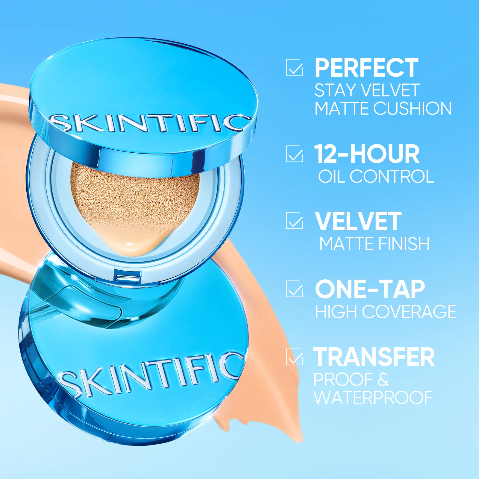 Perfect Stay Velvet Matte Cushion - Image 6